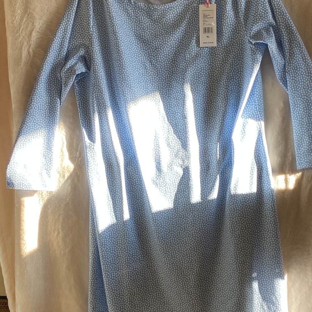 Blue Patterned Dress